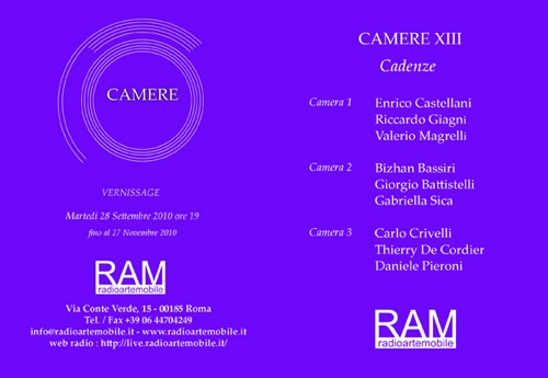 CAMERE XIII Invitation