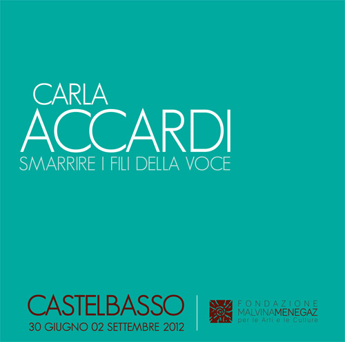 Invitation to Carla Accardi Castelbasso