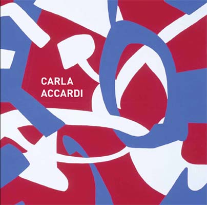 Invitation to Carla Accardi exhibition