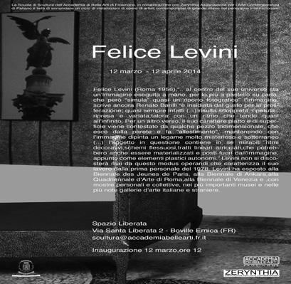 Invitation to Felice Levini, Boville