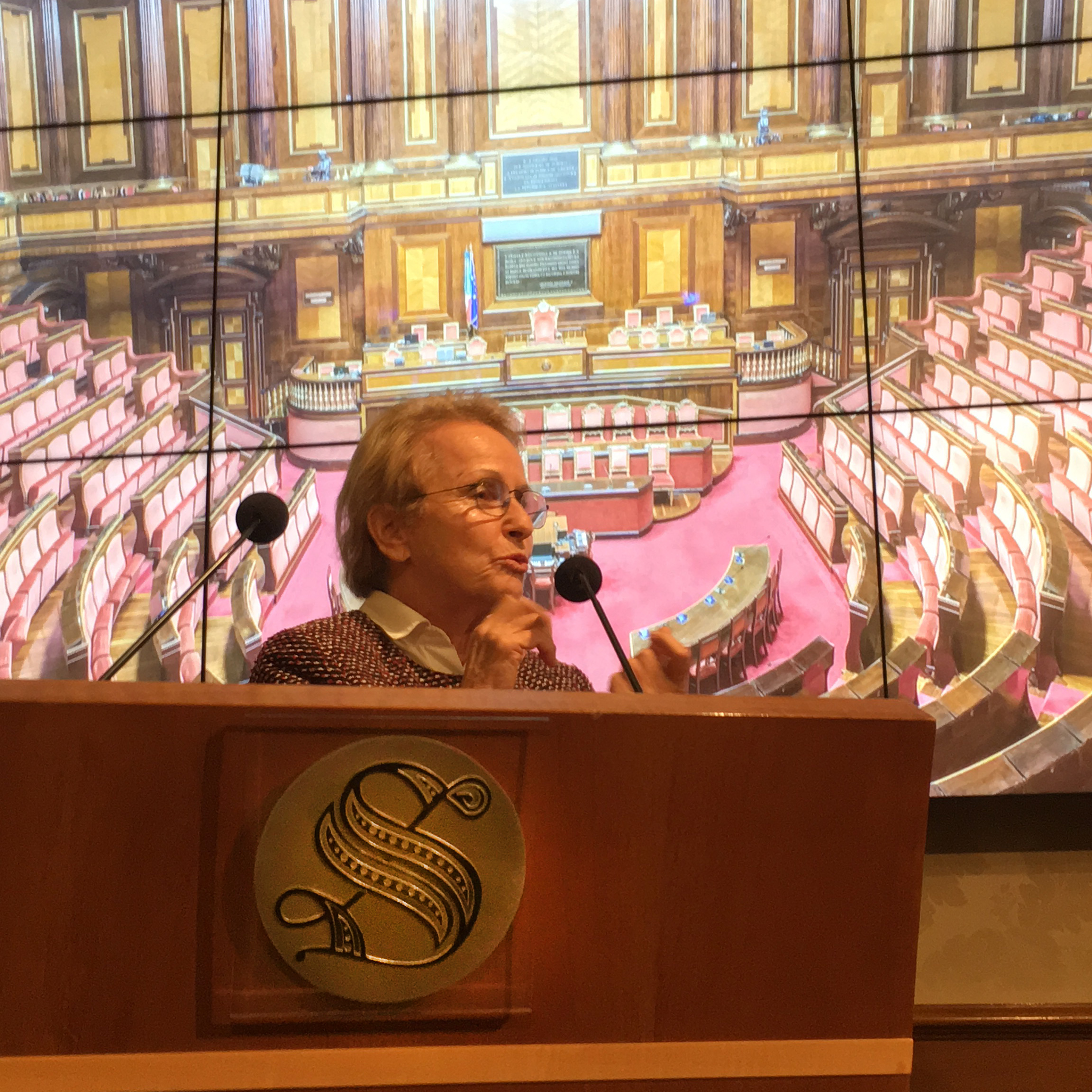 Dora Stiefelmeier in Senato